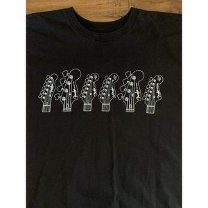 Fender Multiple Guitar Headstock T-Shirt Black X-Large